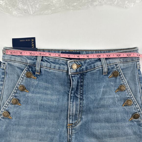 Ramy Brook Women's Light Wash Helena High-Rise Flare Jeans Size 28 - Picture 10 of 14